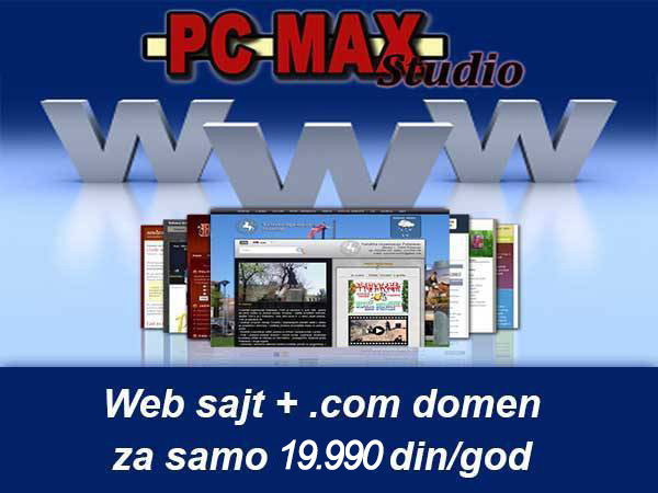 Izrada i održavanje web sajtova - PCMAX Studio