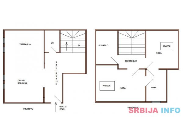 S-129 trosoban stan u centru Požarevca