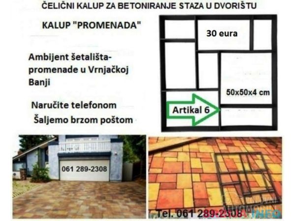 Čelični kalupi za betoniranje