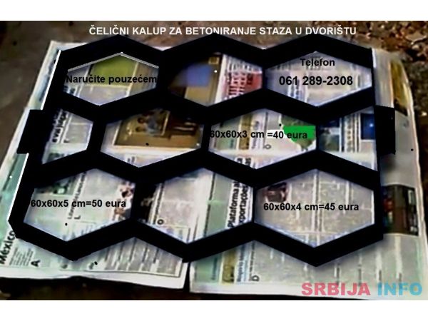 Čelični kalupi za betoniranje