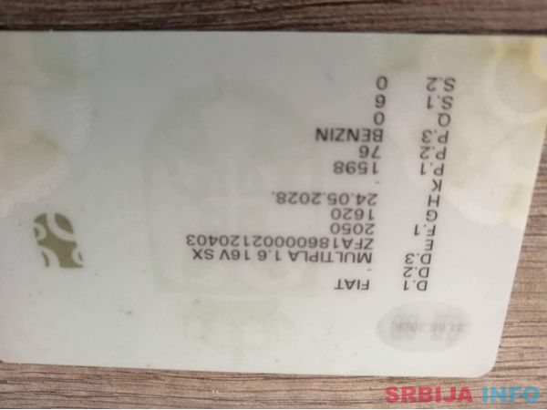 Na prodaju Fiat multipla 