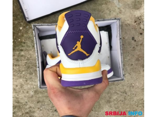Nike patike Air Jordan 4 Lakers