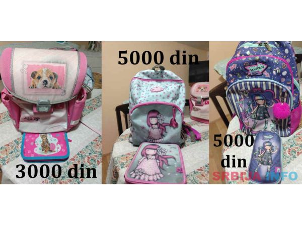 &Scaron;kolske torbe sa pernicama I patike 