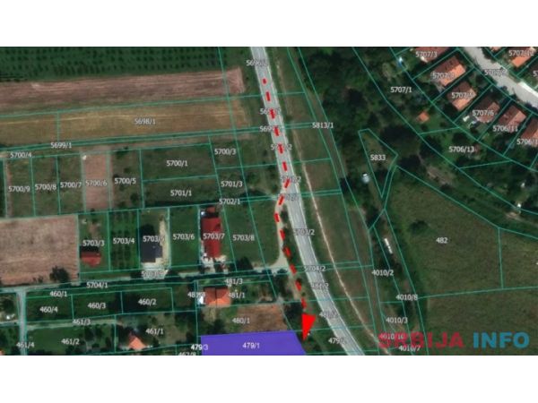 Plac Sremska Kamenica 737m2