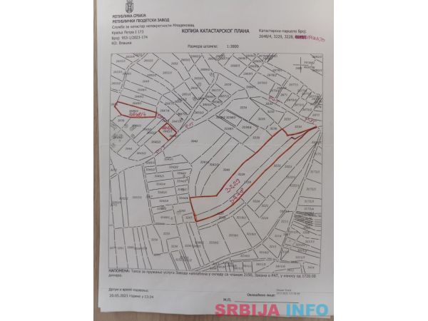 Placevi na prodaju Mladenovac-Vla&scaron;ka