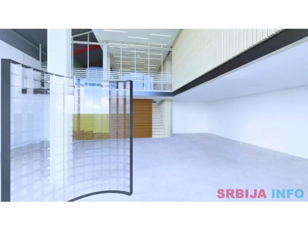 Prizemlje i galerija hale, Beograd-Dobanovci