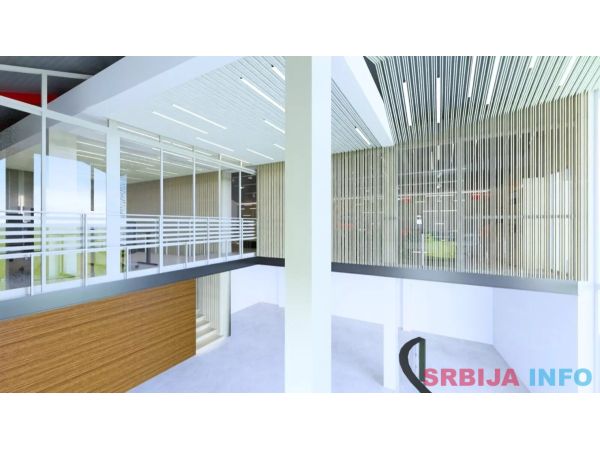 Prizemlje i galerija hale, Beograd-Dobanovci