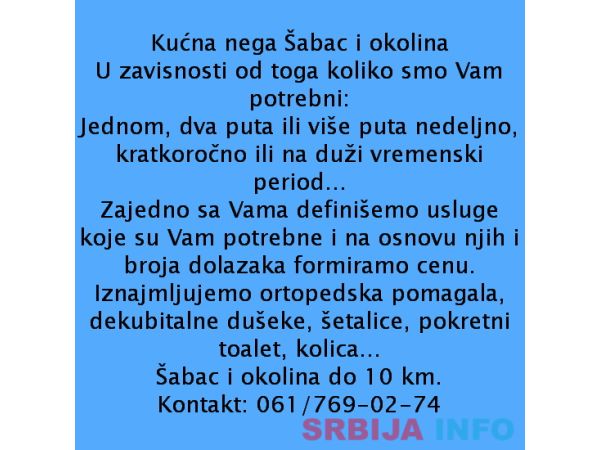 Kućna nega &Scaron;abac i okolina