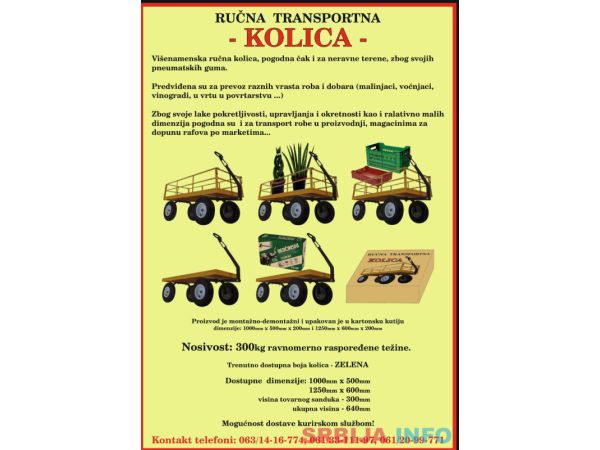 Rucna transportna kolica