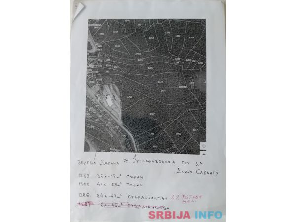 Prodajem zemljiste sa mladom sumom-Kragujevac