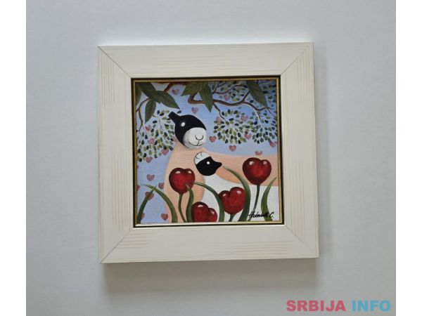 Ulje na platnu - Vrt ljubavi