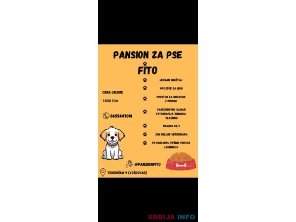Pansion za pse ˝Fito˝
