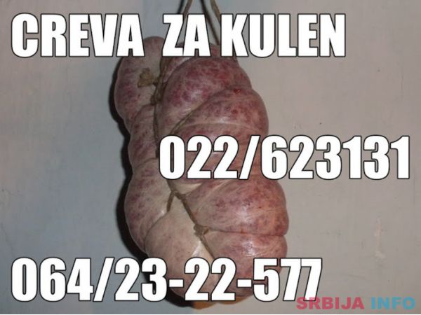 Creva Prirodna Za Kulenska, Govedja Ravna KALIBRISANA, Creva