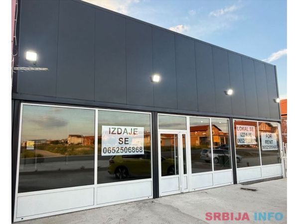 Izdaje se poslovni lokal 160m2-Batajnica