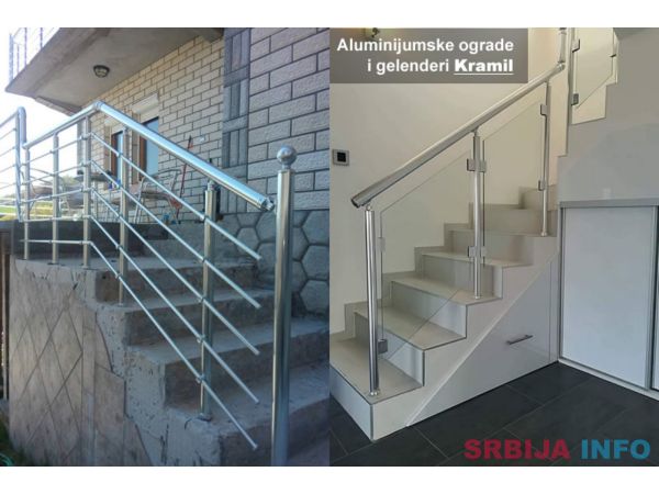 Aluminijumske ograde i gelenderi Kramil