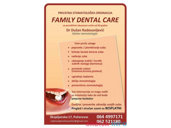 Stomatoloska ordinacija Pozarevac