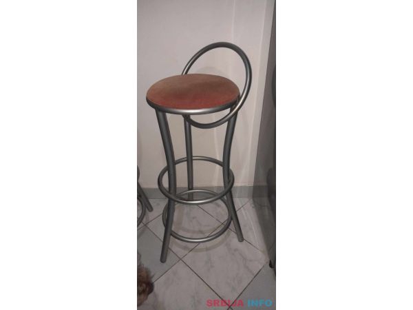 BARSKE STOLICE METAL, 2 kom