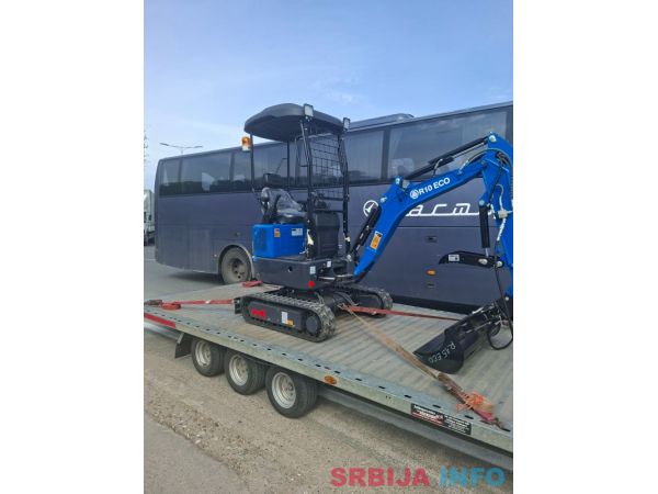 Iskop mini malim bagerom rusenje ciscenje nasipanje