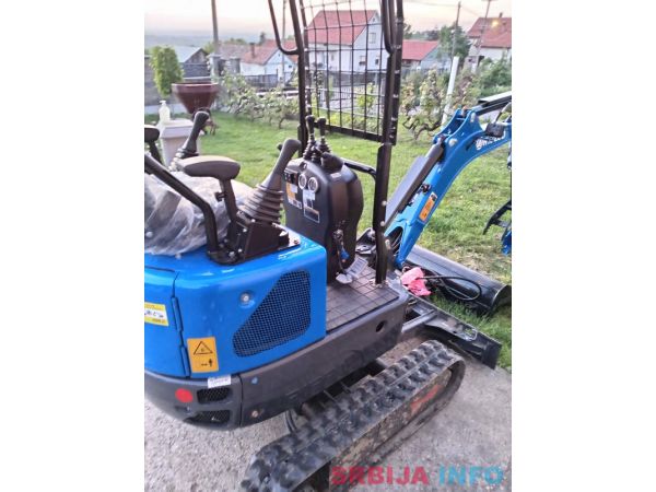 Iskop mini malim bagerom rusenje ciscenje nasipanje
