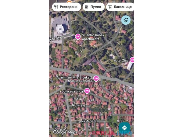 EKSKLUZIVNA PRODAJA-polovina vile sa 2 apartmana u centru Mataru&scaron;ke Banje