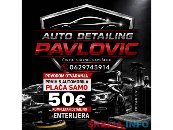 Auto detailing Pavlovic