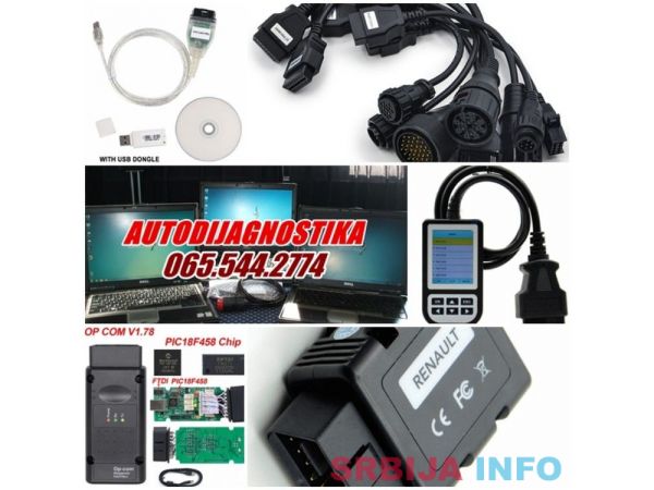 OP-COM Autodijanostika V1.78+Softver