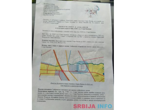 Plac Stara Pazova-Industrijska zona