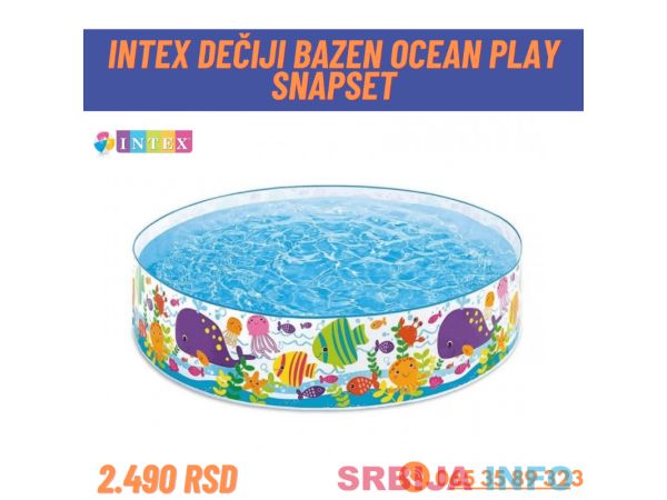 INTEX Dečiji bazen Ocean Play Snapset