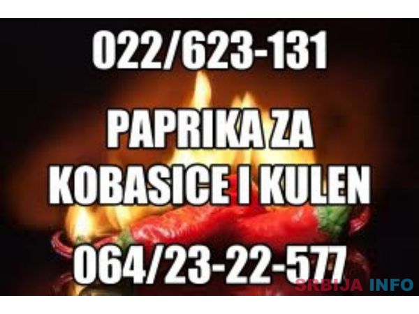 PAPRIKA MLEVENA ZA KOBASICE, KULEN, SUDZUK i ZACINI 