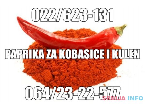 PAPRIKA MLEVENA ZA KOBASICE, KULEN, SUDZUK i ZACINI 
