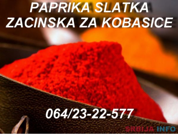 PAPRIKA MLEVENA ZA KOBASICE, KULEN, SUDZUK i ZACINI 