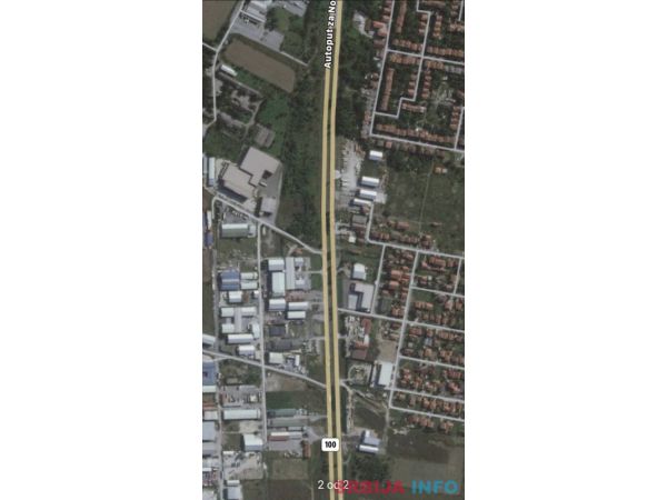 Plac i hala pored Novosadskog auto puta (Zemun Polje)