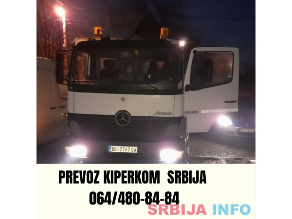 Profesionalni Prevoz sa Kiperom i rad sa mini bagerom u Beogradu i Srbiji