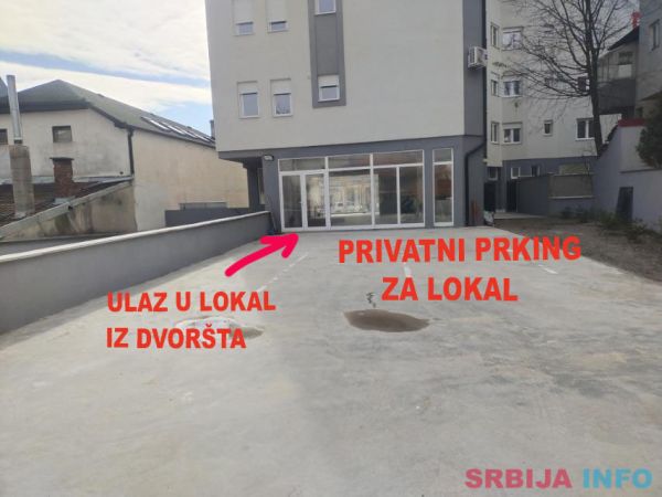 Izdaje se lokal od 180m2 u Vranju