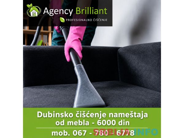 Dubinsko čišćenje nameštaja od mebla 6000 rsd