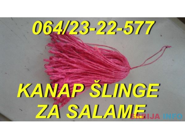 KANAP &Scaron;LINGE -VISILICE- OMČE ZA KAČENJE 