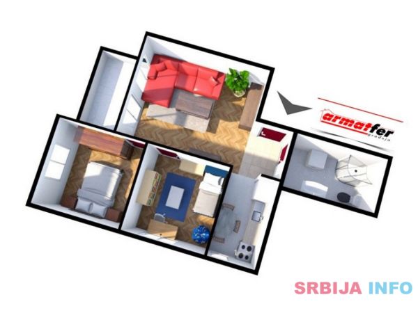 Stan 51m2, Požarevac, ugao S. Simića i Č. Vasovovića