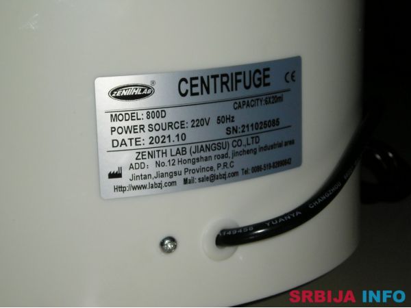 PRP centrifuga MODEL 800D