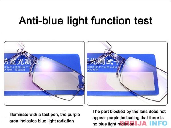 Kompjuterske anti-blue naočare (sa dioptrijom ili bez)