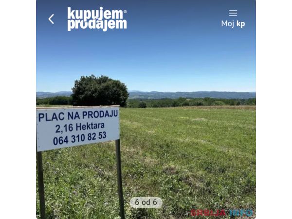 Plac 2,16 ha Drlupa Sopot