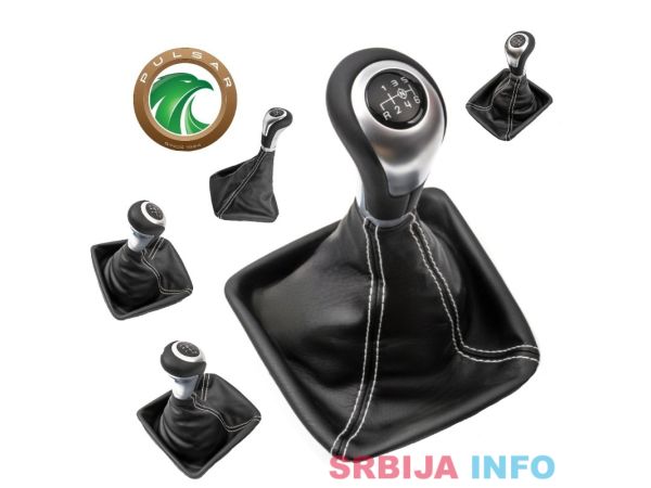 MERCEDES A-Class W176 kožica+ručica menjača 6b(bez rama)=SET