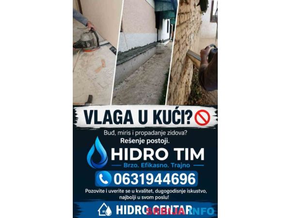 Hidroizolacija vlažnih kuća 