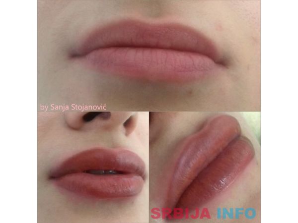 Trajna &scaron;minka usana