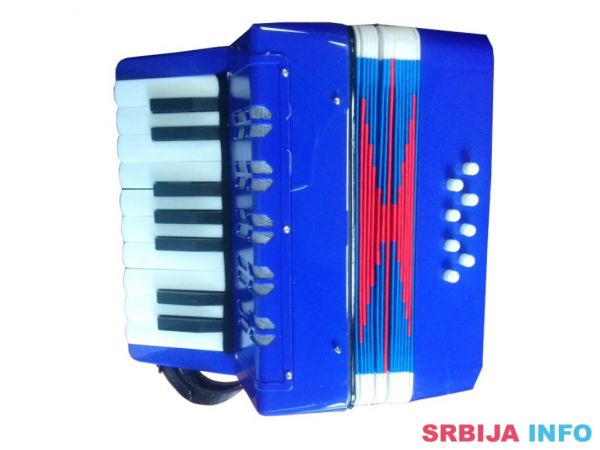 Harmonika za decu plava