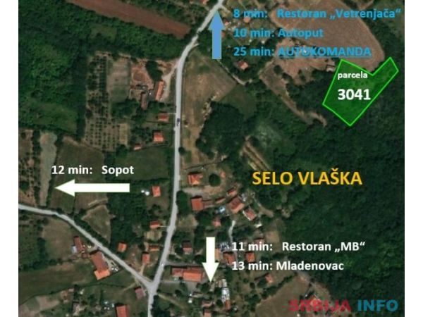 Plac Vlaska, Mladenovac, 33.58ari