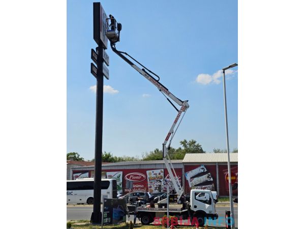 Iznajmljivanje kamiona sa korpom