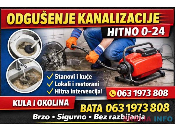 Odgu&scaron;enje kanalizacije 