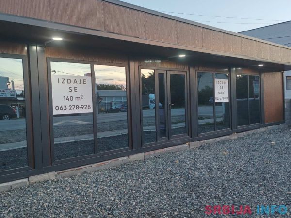 Izdaje se ekskluzivan objekat od 140m2 na top lokaciji