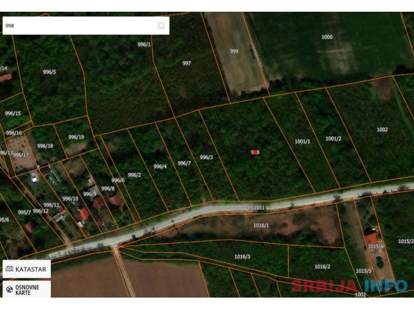 Gradjevinska zemlji&scaron;ta 31 i 45 ari-Jasenak(Obrenovac)