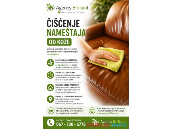 Čišćenje nameštaja od kože